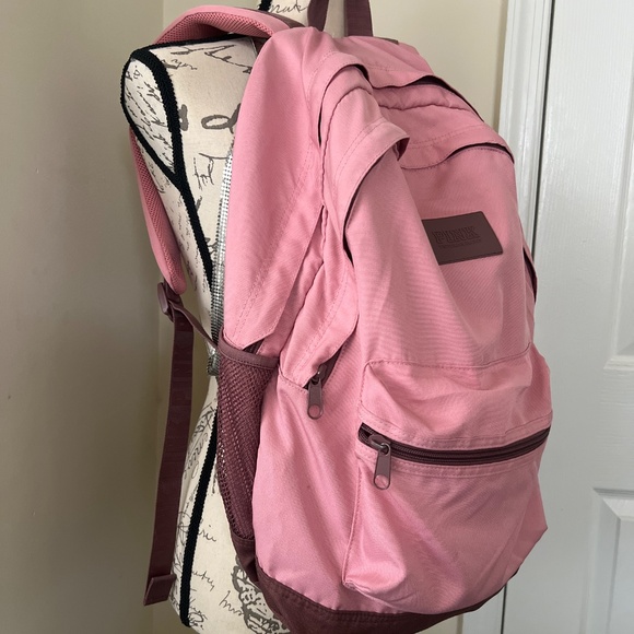 Victoria\'s Secret PINK Campus Backpack in the Smokey Rose colorway main image 4